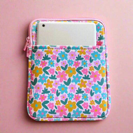 E-Reader/Book Sleeve - Sage Bloom