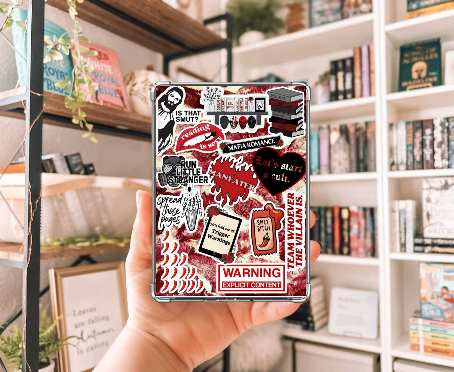 Dark Mafia Romance Sparkly Kindle Insert