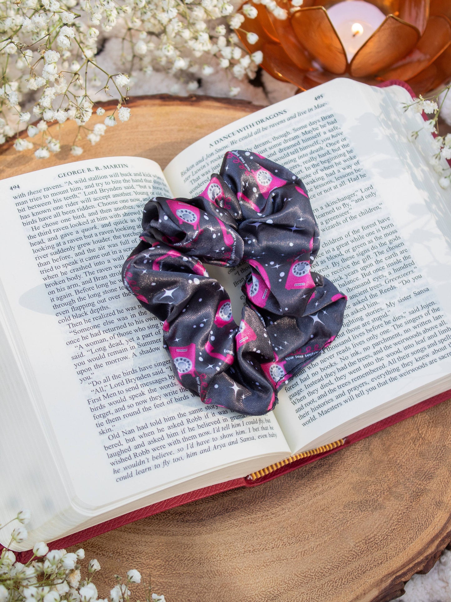 Your Book Boyfriend is Calling Scrunchie