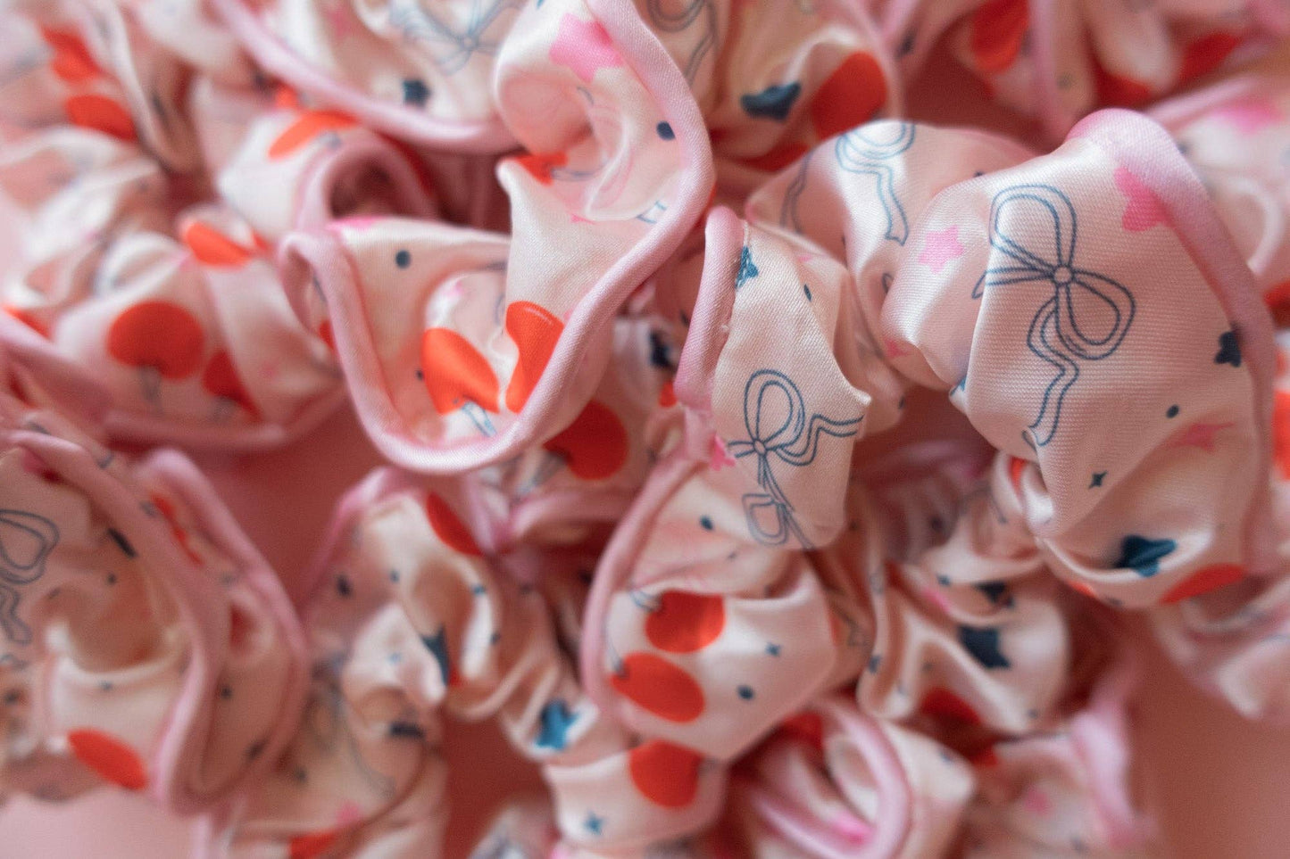 Cherry & Bows Scrunchie