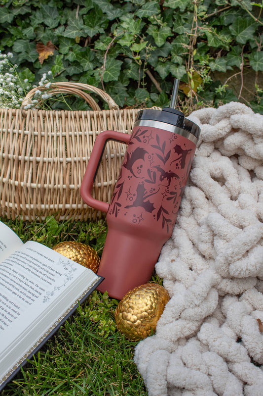 Dragons Bookish 40oz Tumbler