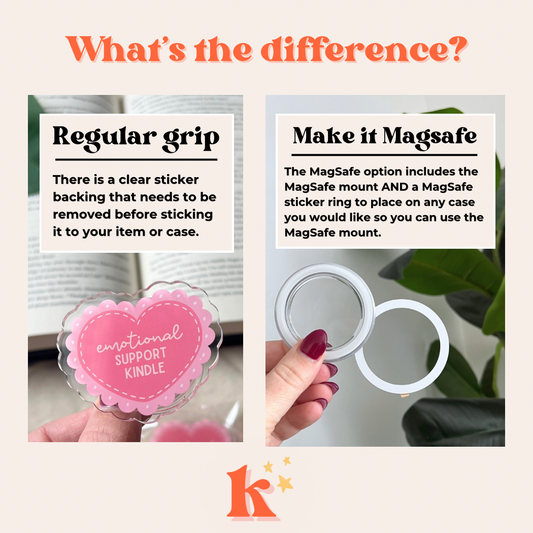 Queen of Books kindle grip