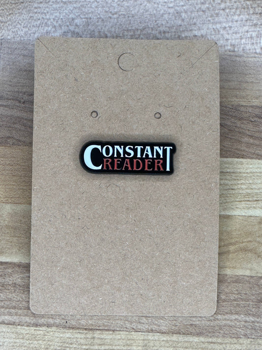 Constant Reader Enamel Pin