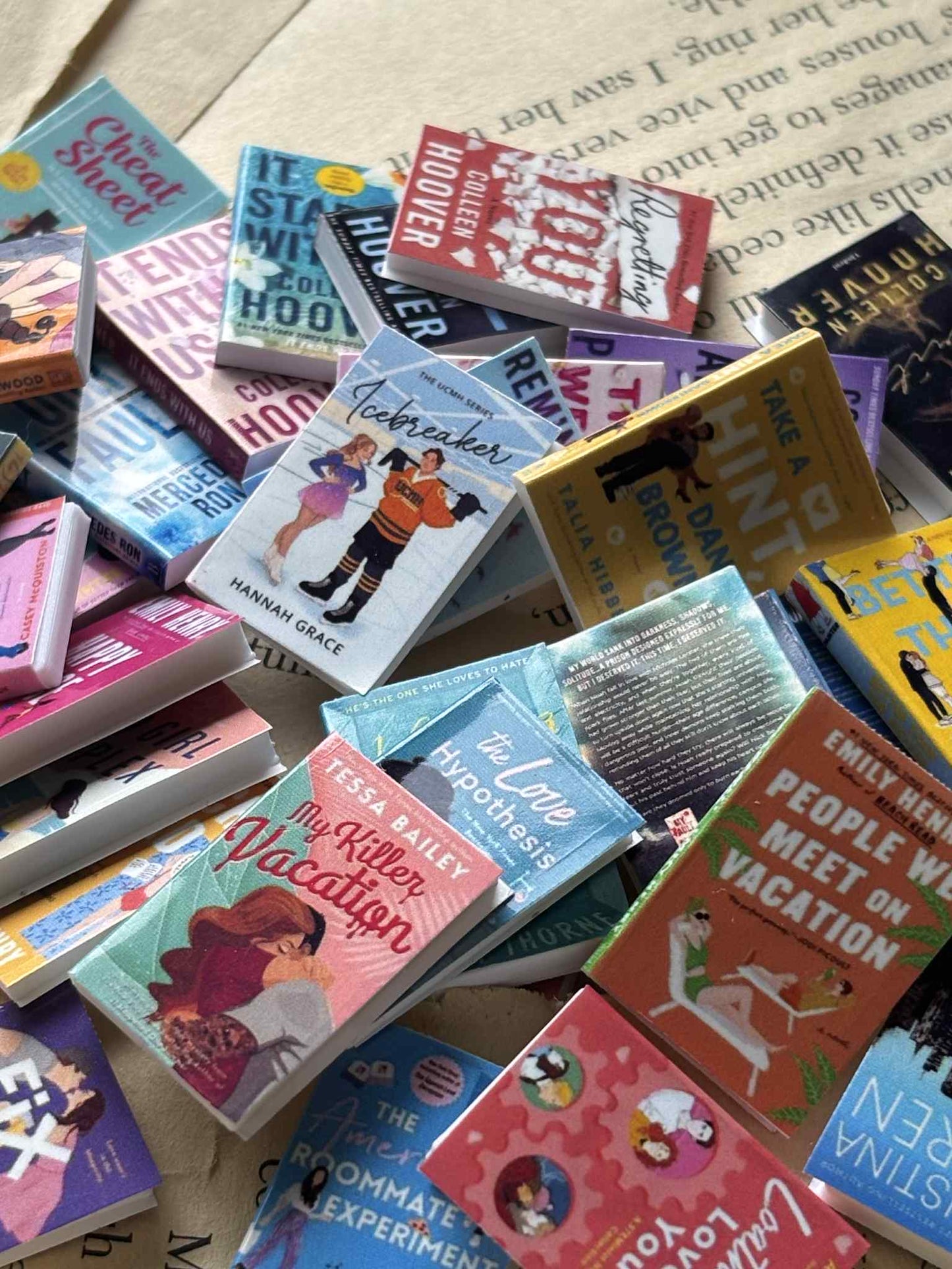 Mini Books Romance