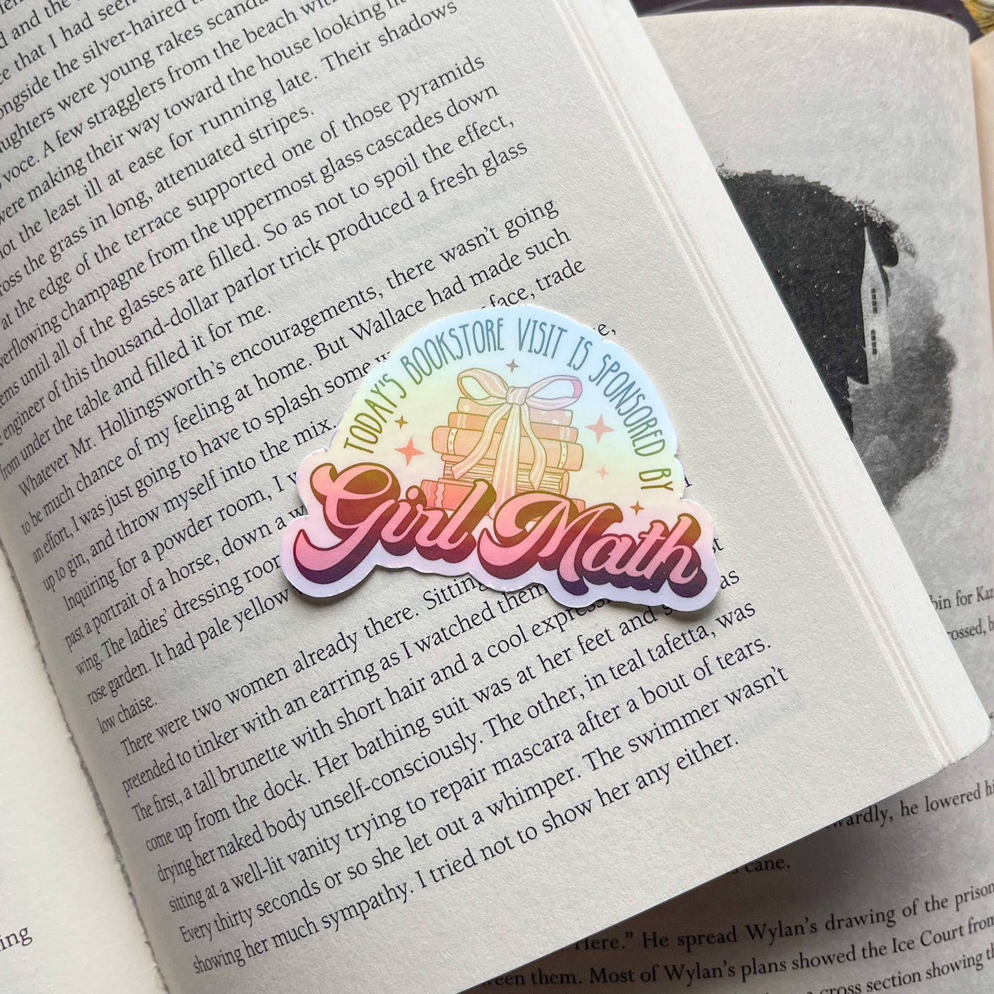 Girl Math Bookish Sticker