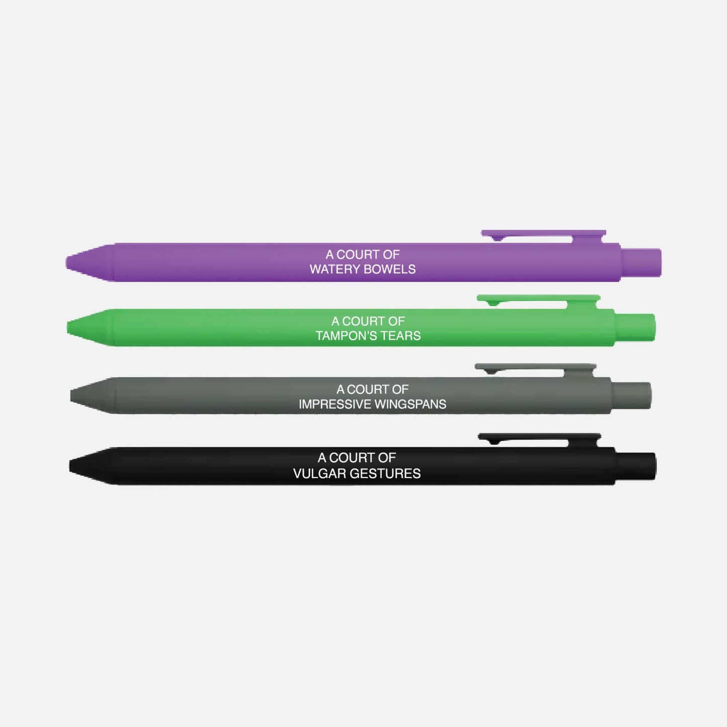 Court Drama Funny Romantasy Pen Set