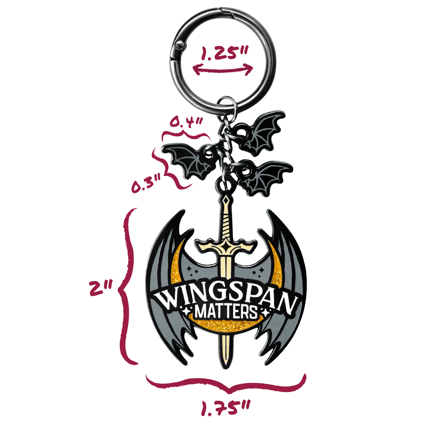 ACOTAR Wingspan Matters Bag Charm