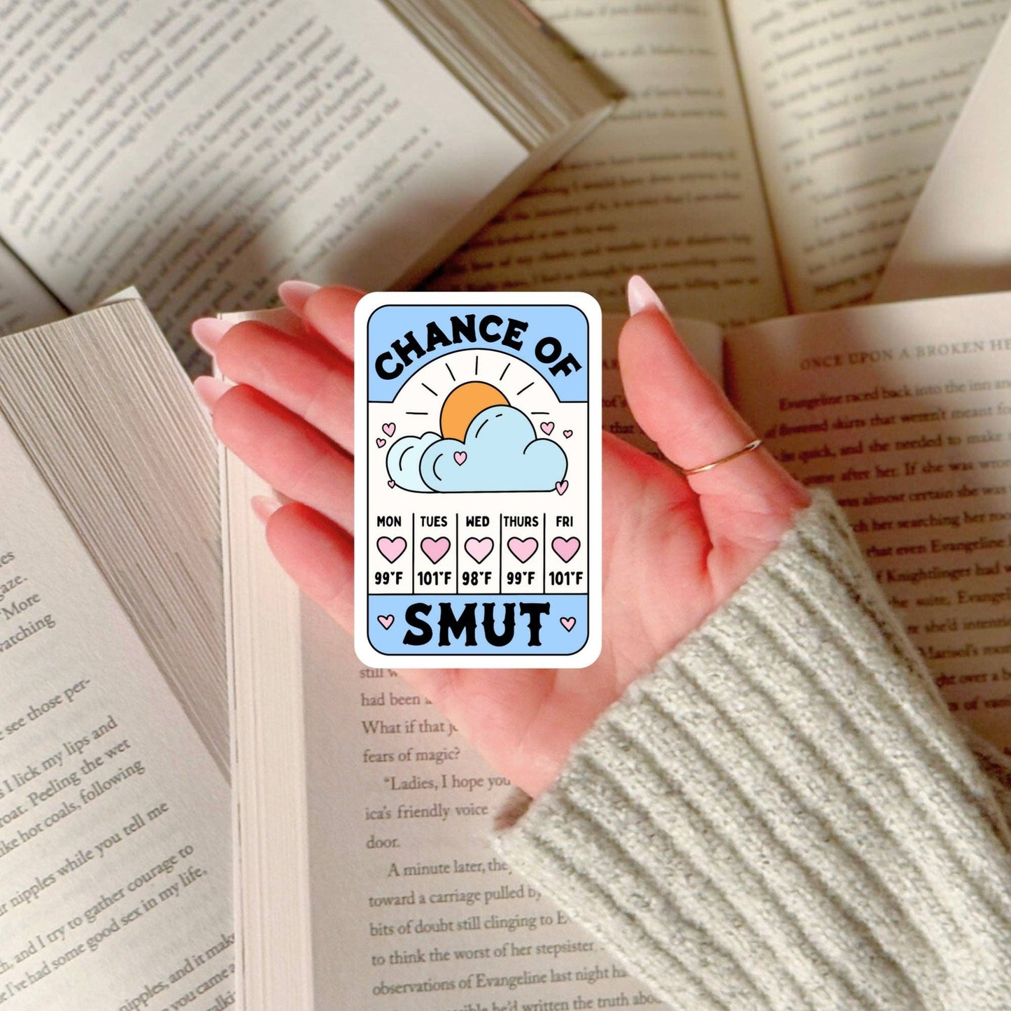 Chance of Smut Forecast Sticker
