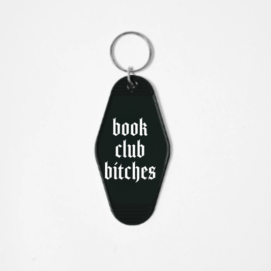 Goth Style, Witch Style, Motel Keychain, Book Club Bitches