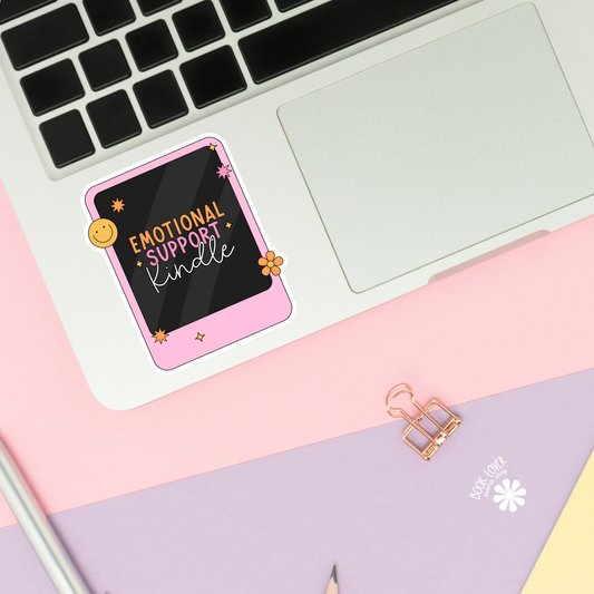 Emotional Support Kindle Sticker