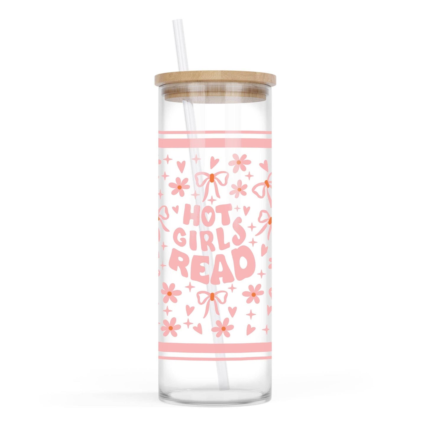 24oz Hot Girls Read Glass