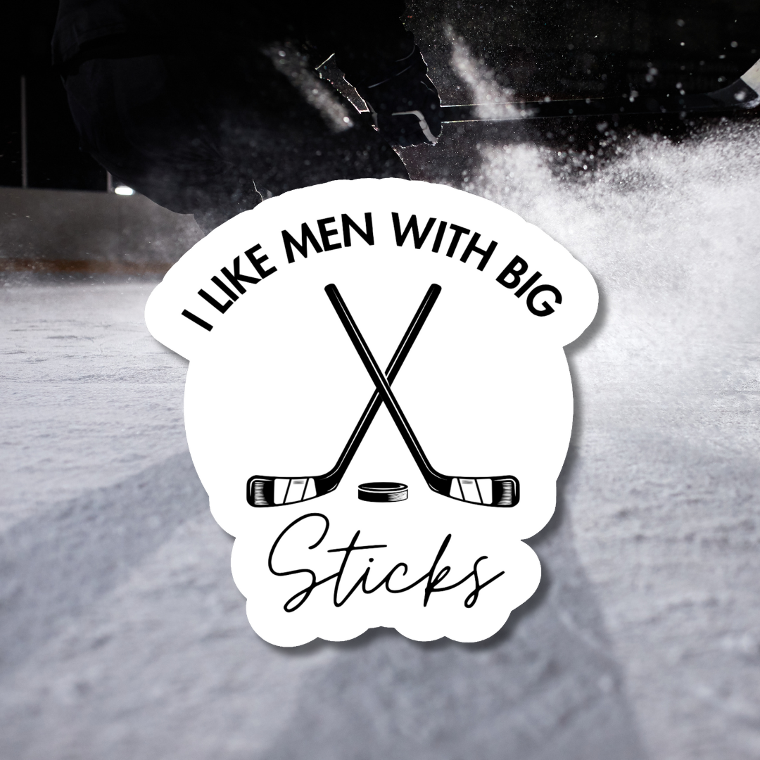 I Like Men With Big Sticks Sticker