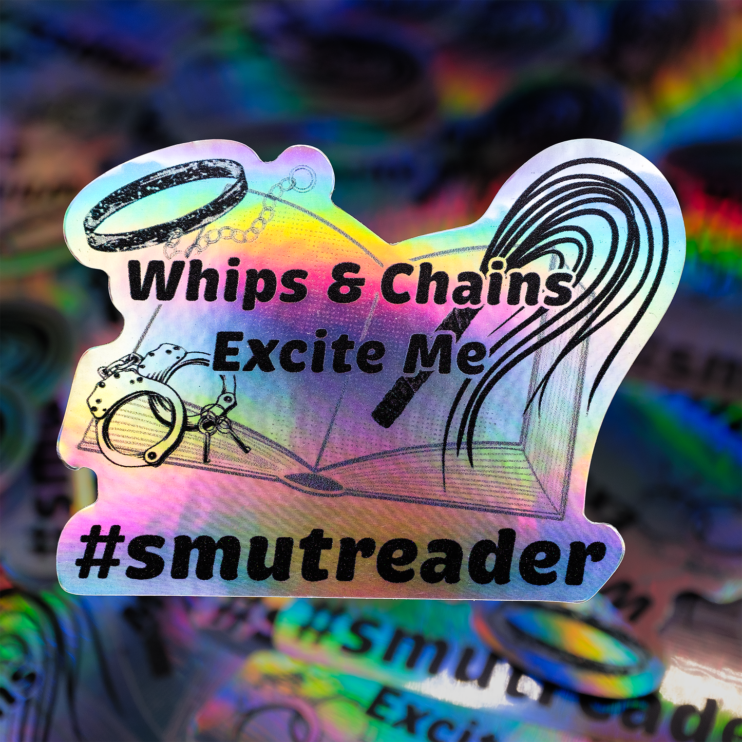 Whips & Chains Excite Me Sticker