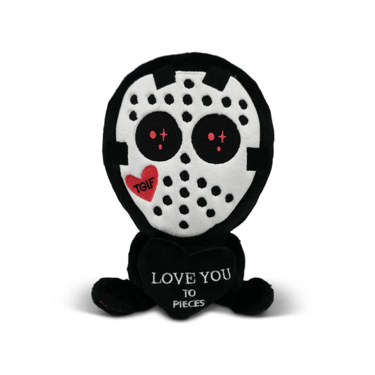 “Love You to Pieces” Hockey Killer Horror Plushies