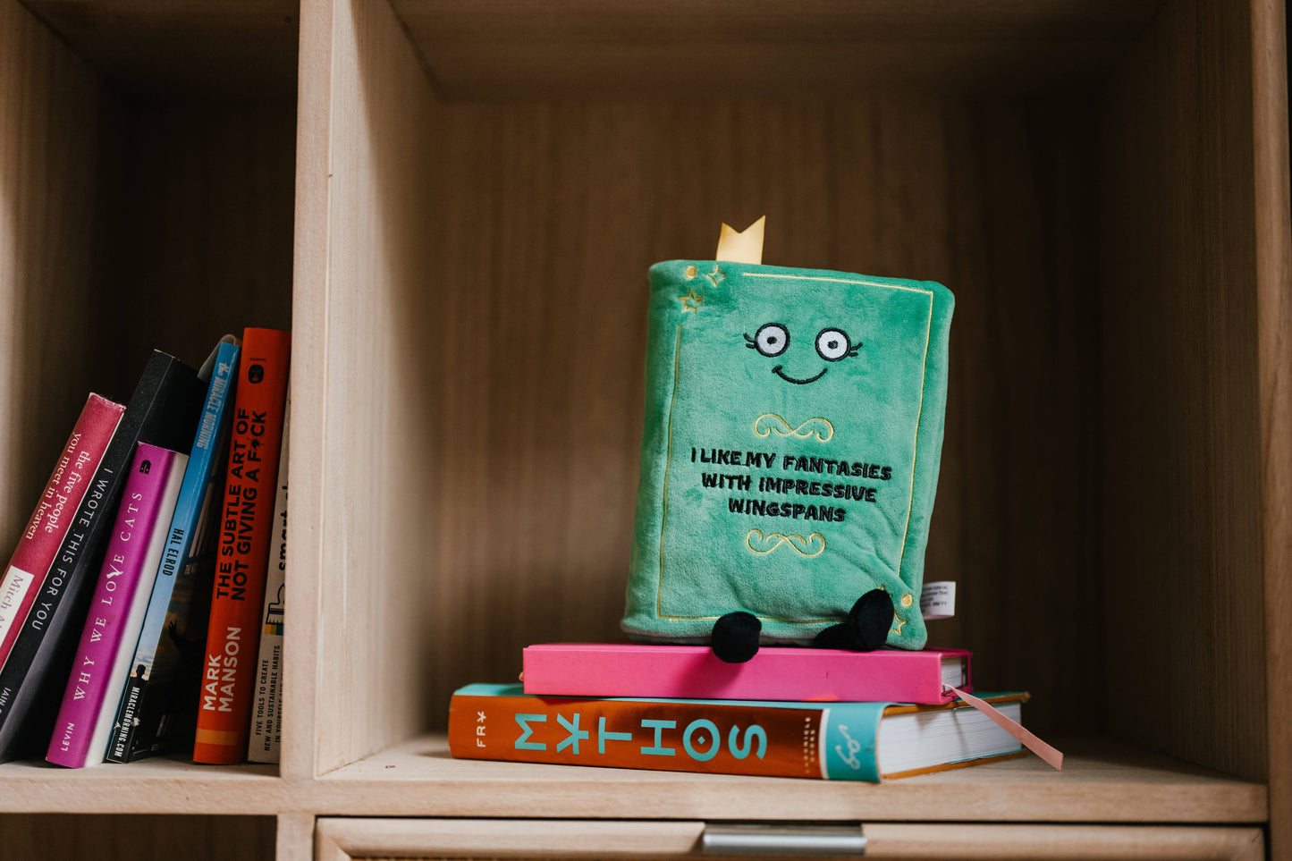 "I Like My Fantasies w/ Impressive Wingspan” Plush Book