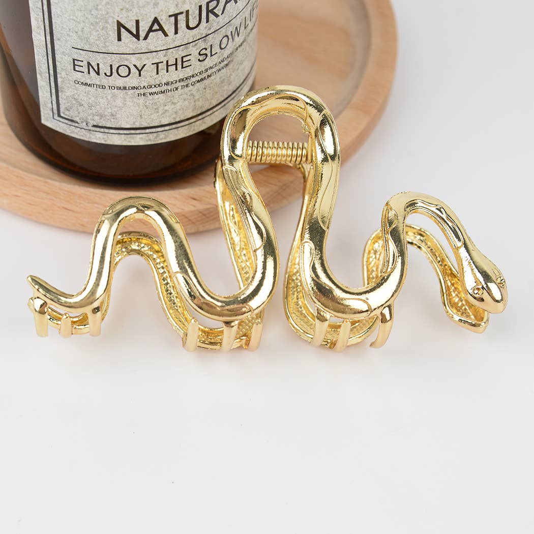 Snake Hair Claw Clip