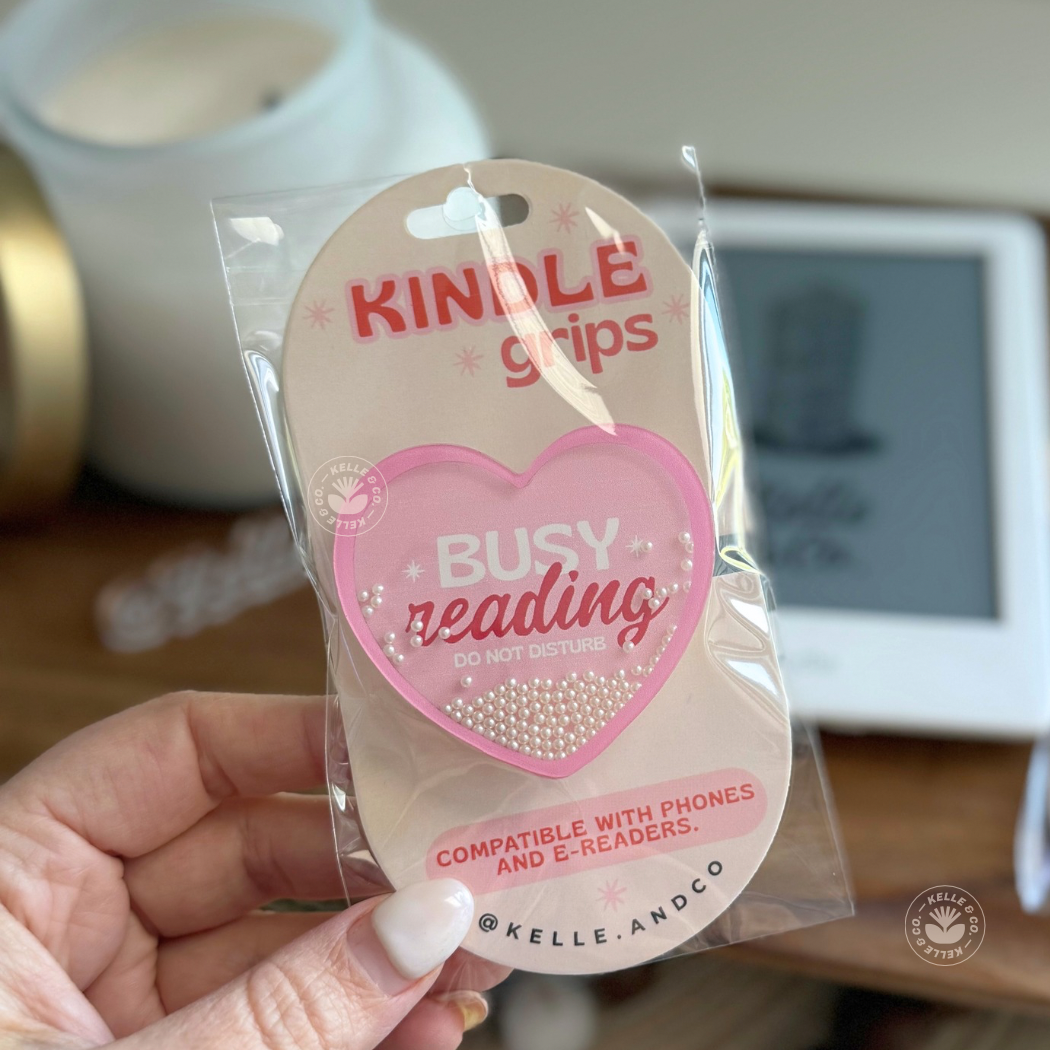 Busy Reading Kindle Grips