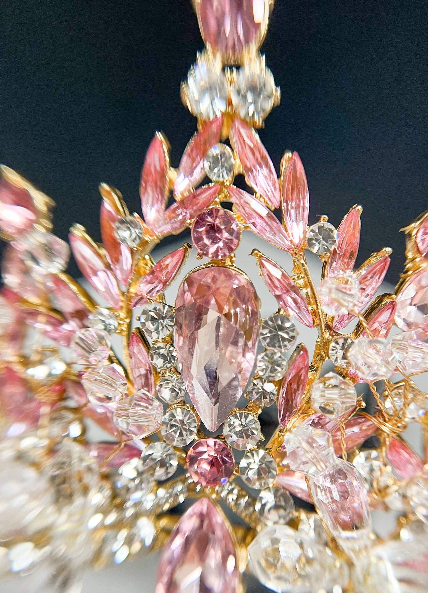 Pink Crystal Tiara