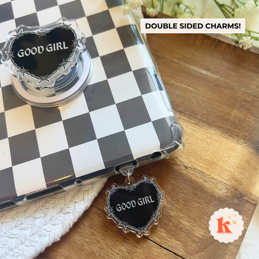"Good Girl” Kindle Charm
