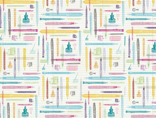 Literary Life Wrapping Paper