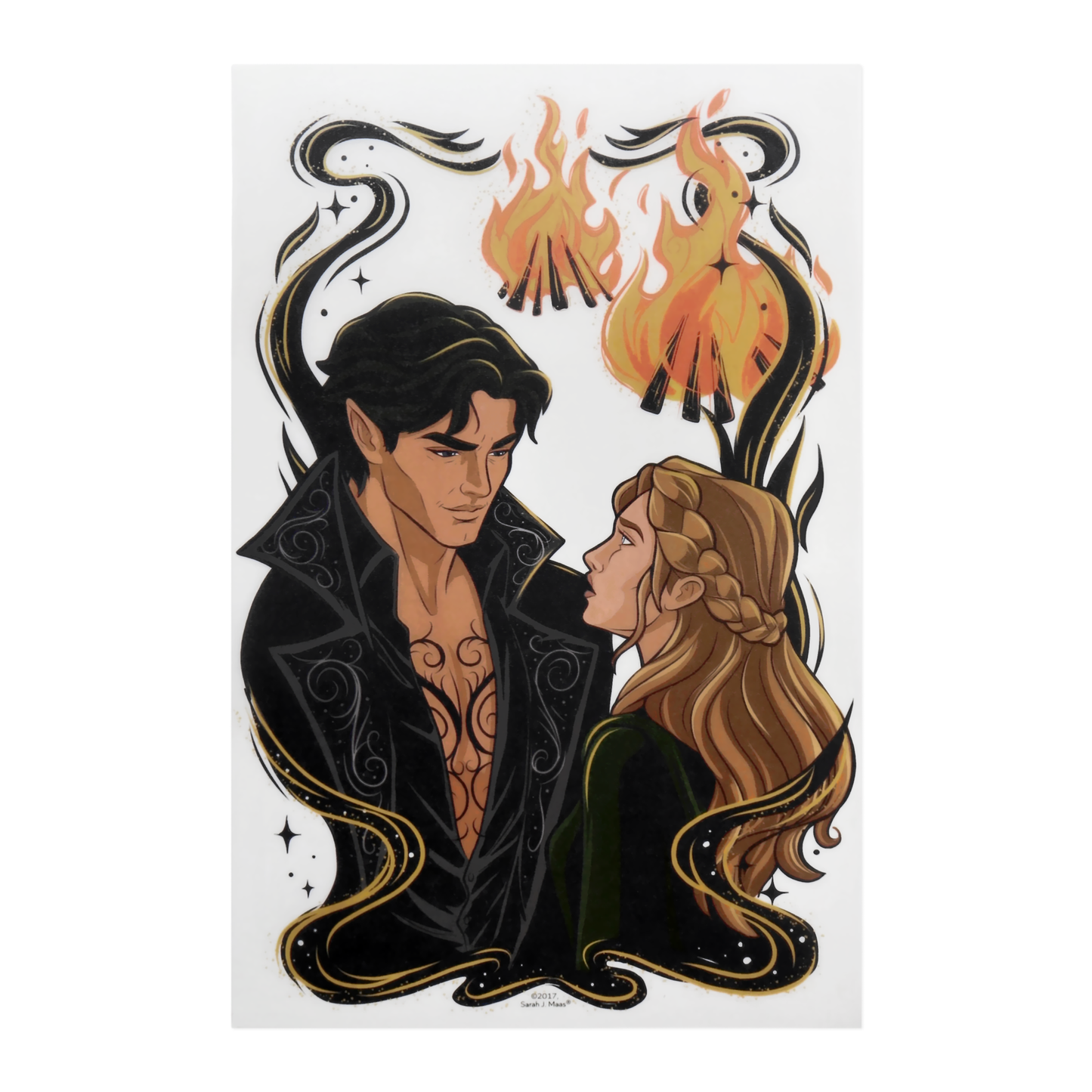 A Court of Thorns and Roses Book Scene Illustrations (6-Pack)