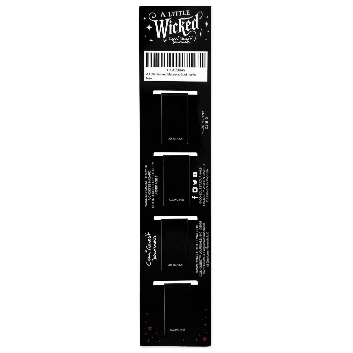 A Little Wicked Magnetic Bookmarks