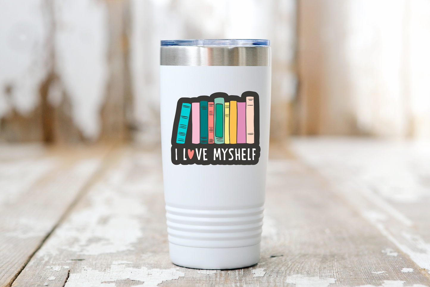 I Love Myshelf Sticker