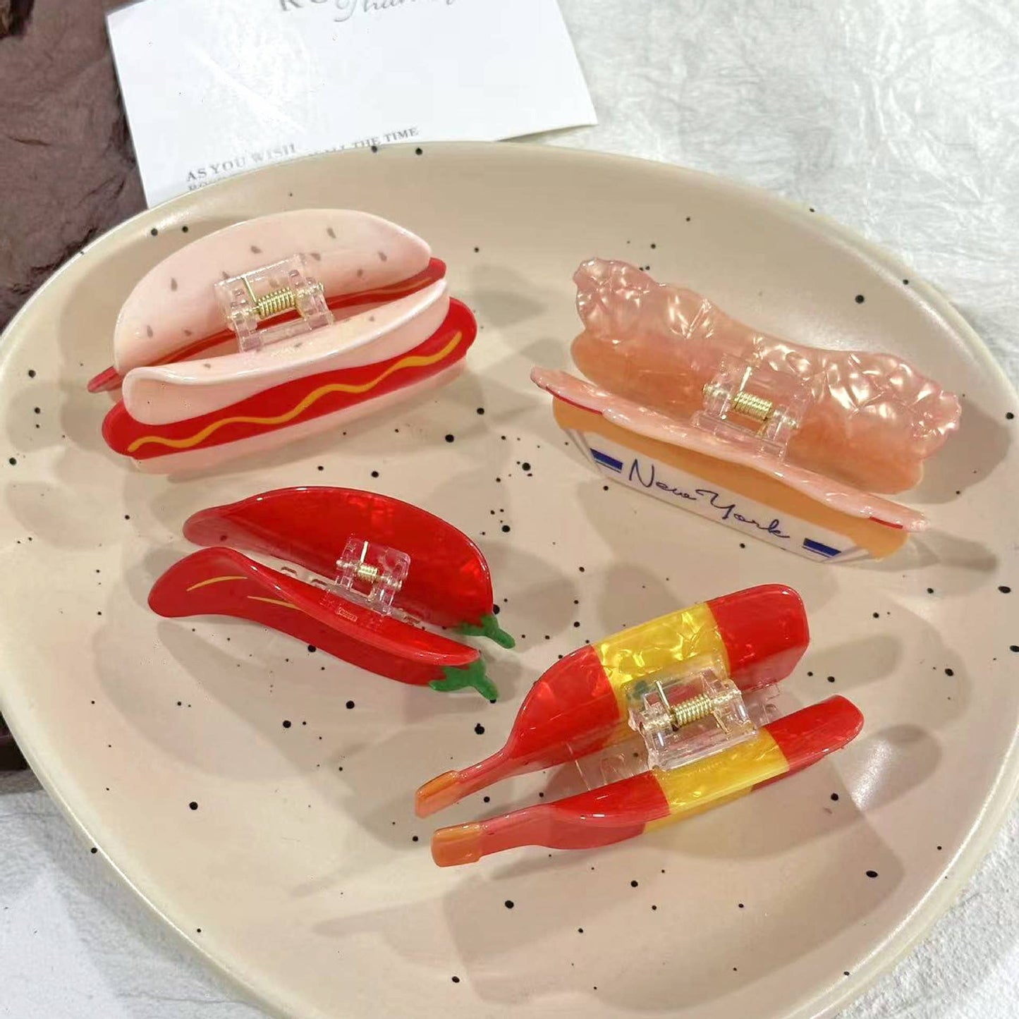 Chili Sauce Claw Clip